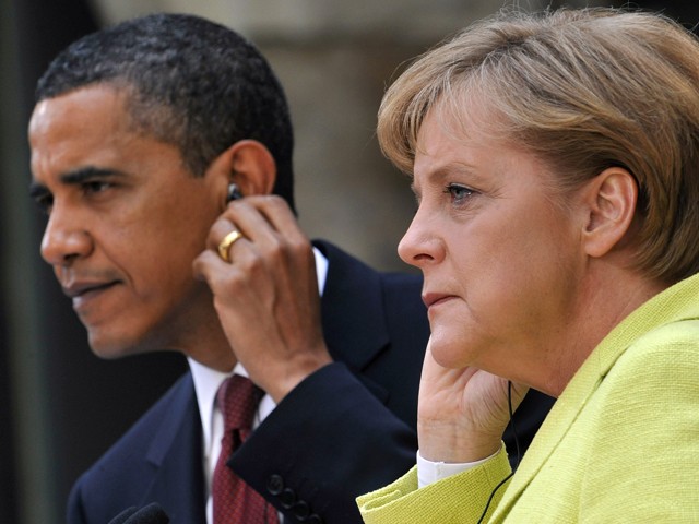 Image: Barack Obama, Angela Merkel