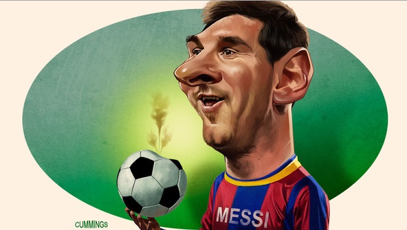 Messi Cartoon