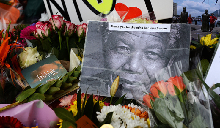 Late South African president Nelson Mandela death mourning