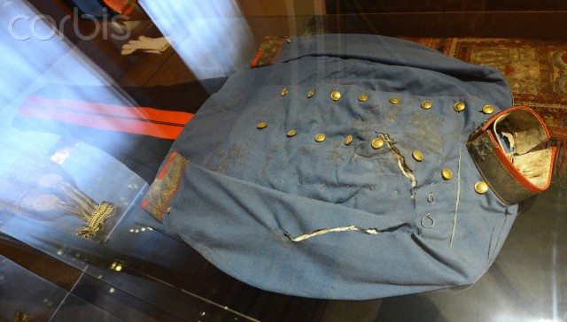 Archduke Franz Ferdinand's bloodied shirt and uniform exhibited in Vienna