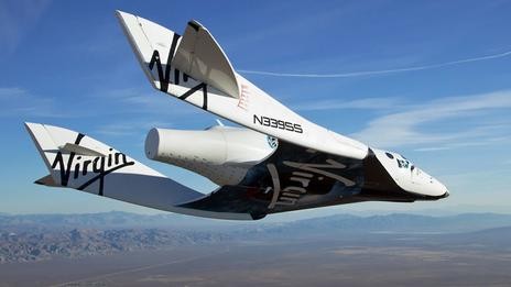GF01 Glide Flight- 1st test flight of SpaceShip2