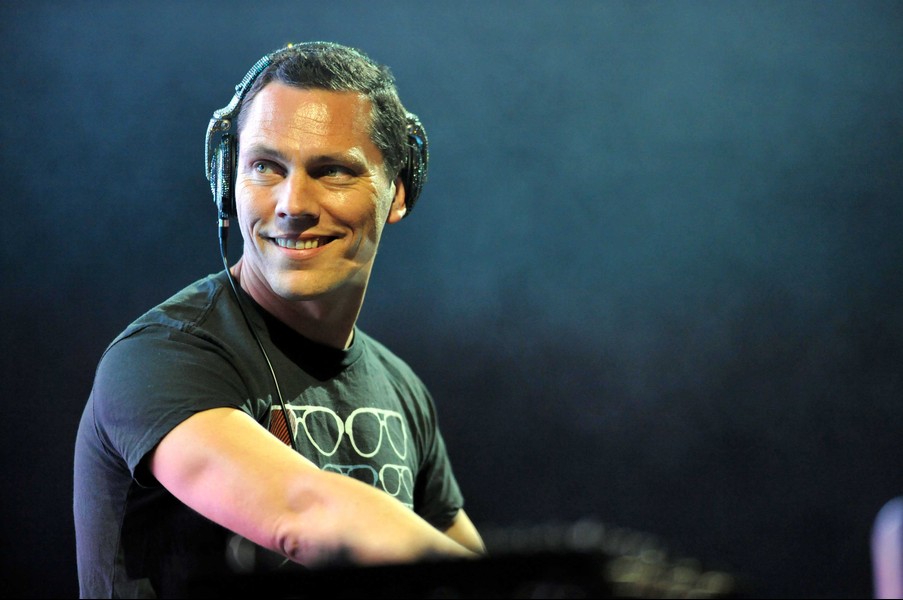 AVENCHES : Tiesto performs during 20th Rock Oz'Arenes