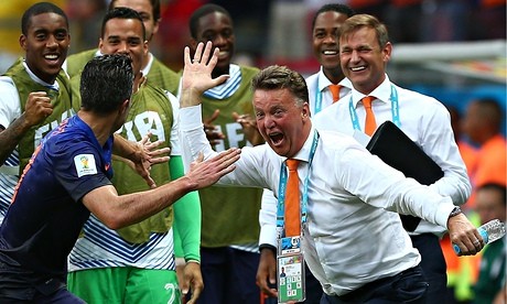 Louis van Gaal, right, and his Holland side have shown they can switch to suit their circumstances