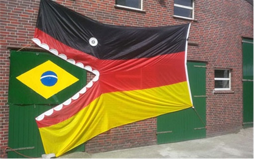 2014-FIFA-World-Cup-Brazil-Lost-1-7-to-Germany-Germany-Flag-Eat-Brazil-Flag