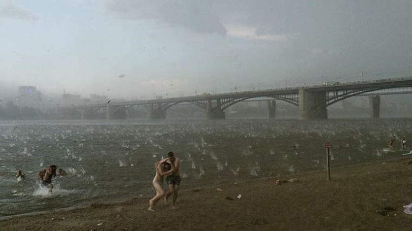 APTOPIX Russia Hailstorm Deaths