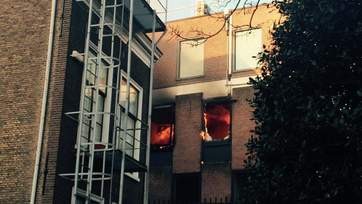 Fire at British embassy in The Hague1