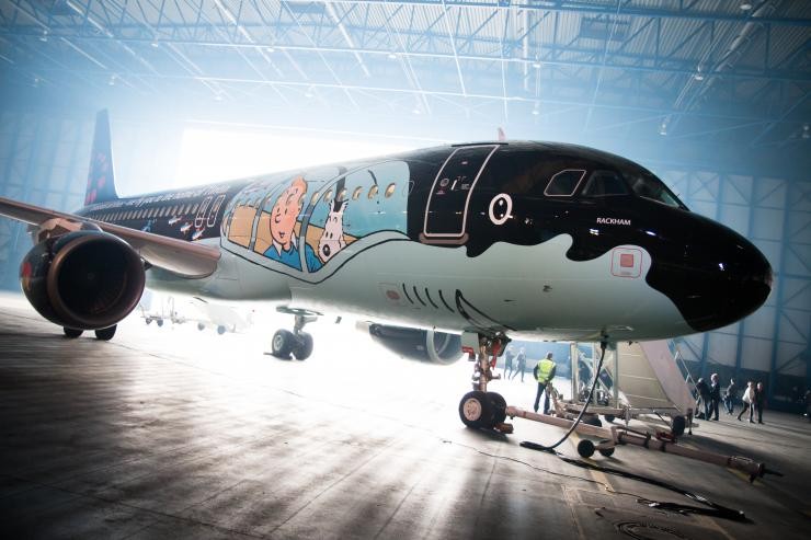 brussels airlines-Tintin